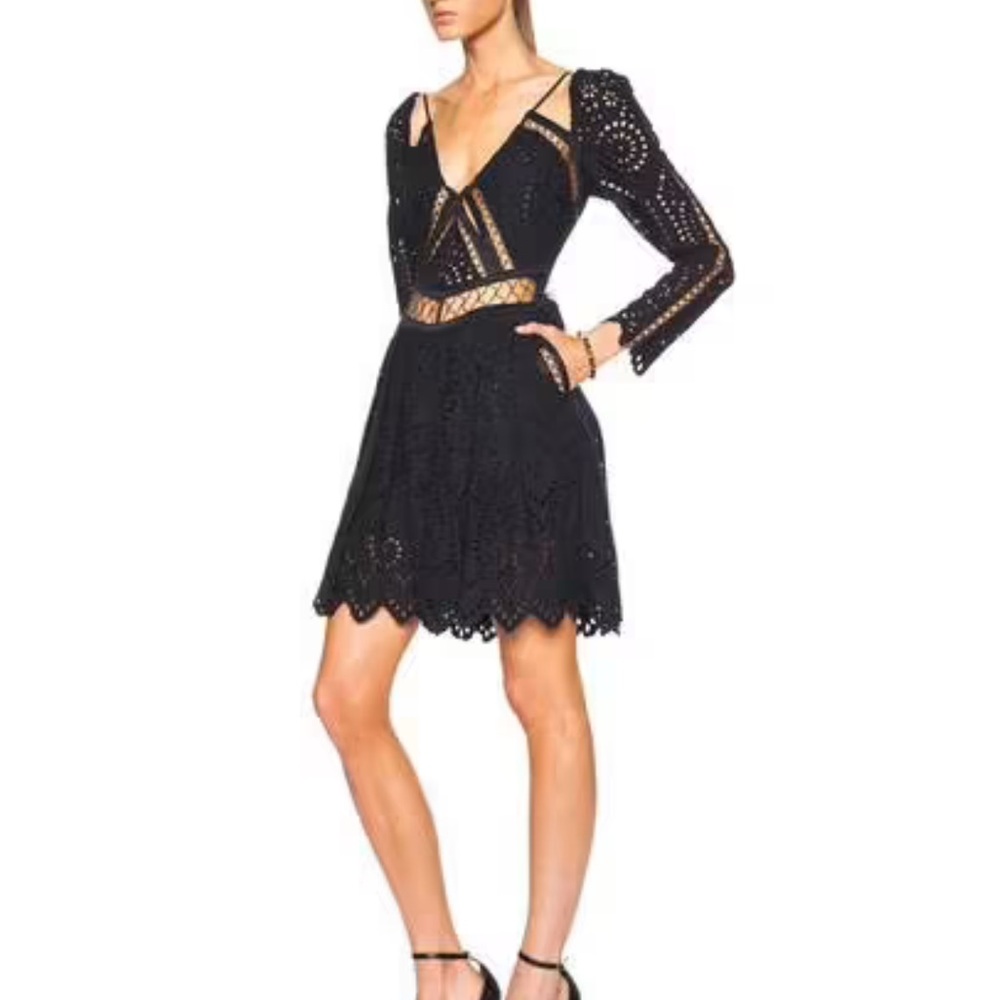 Zimmermann English embroderies see-through short-jumpsuit